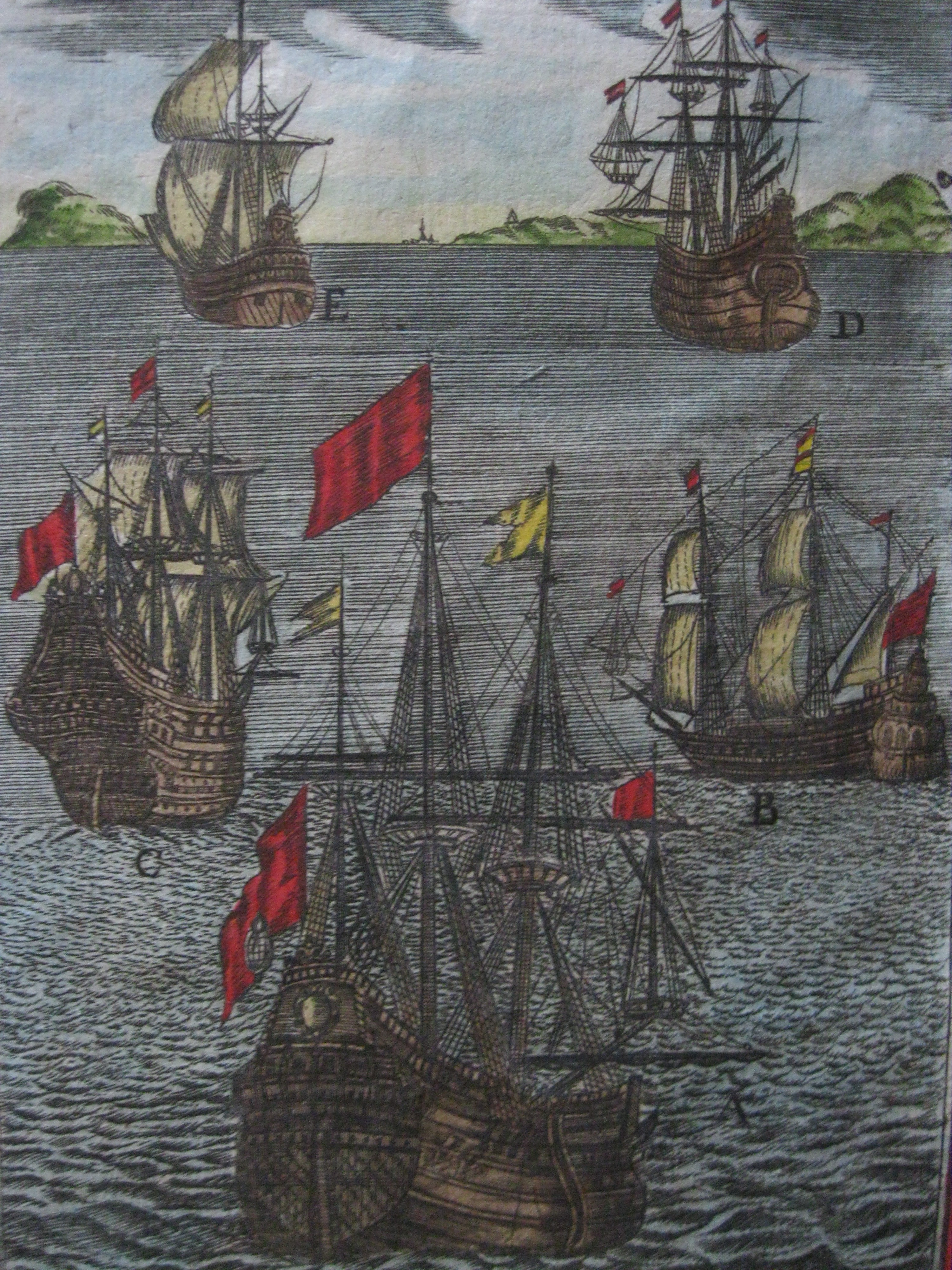 Galeón, buque de guerra III.1685.Mallet